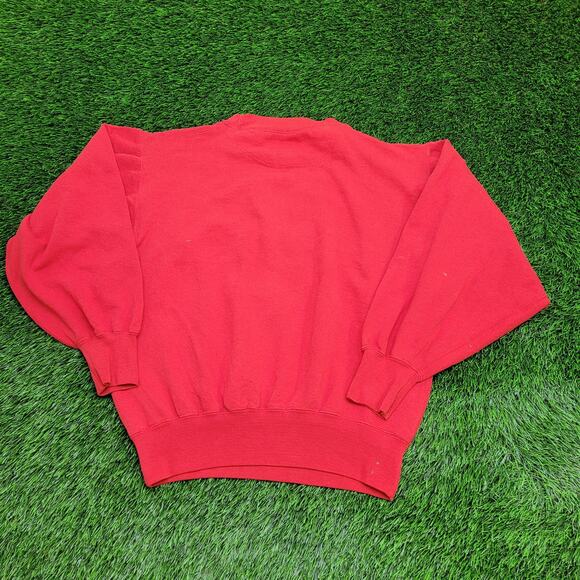 Nebraska-Cornhuskers Sweatshirt Women L 24x24 Baggy Crop Boxy - Picture 2 of 16